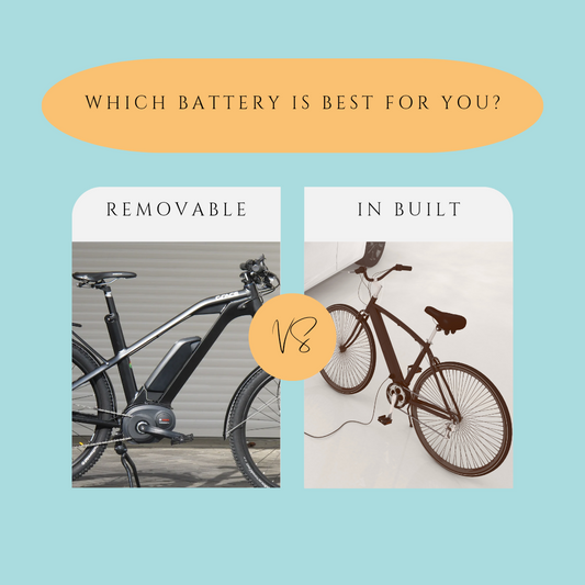 Removable vs. Inbuilt Batteries: Which eBike Battery is Right for You?