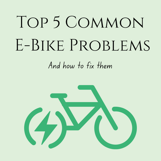 Top 5 Common E-Bike Problems and How to Fix Them