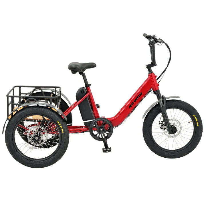 Revom T1 Fat Tyre Electric Mountain Trike Red