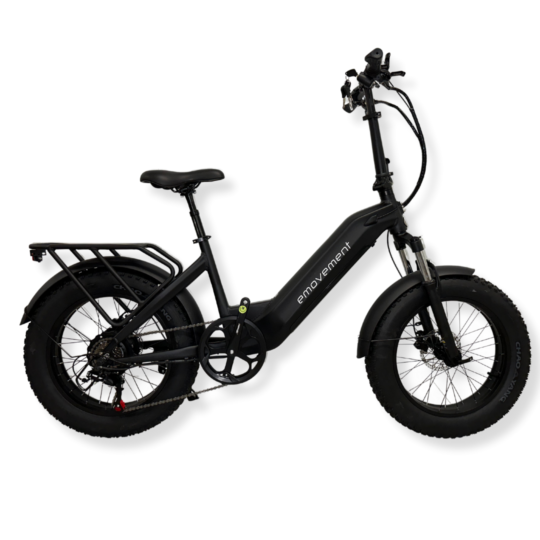 E-MOVEMENT Raven Long Range Fat Tyre Step Through Electric Bike 250WE-MOVEMENT Raven Long Range Fat Tyre Electric Bike 250W