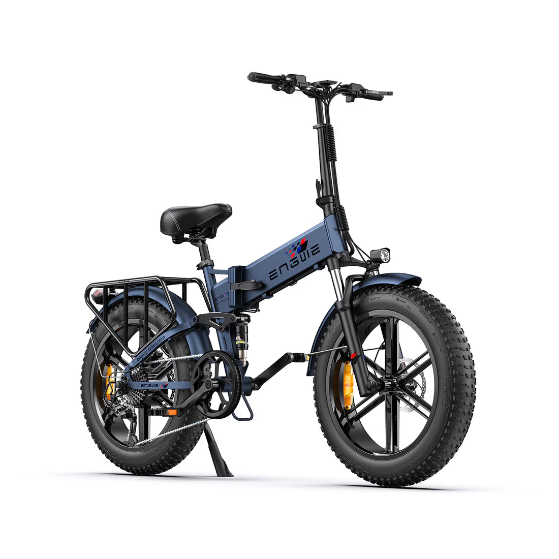 Powered Pedals | ENGWE ENGINE PRO UF Folding Fat Tyre 750W eBike Blue