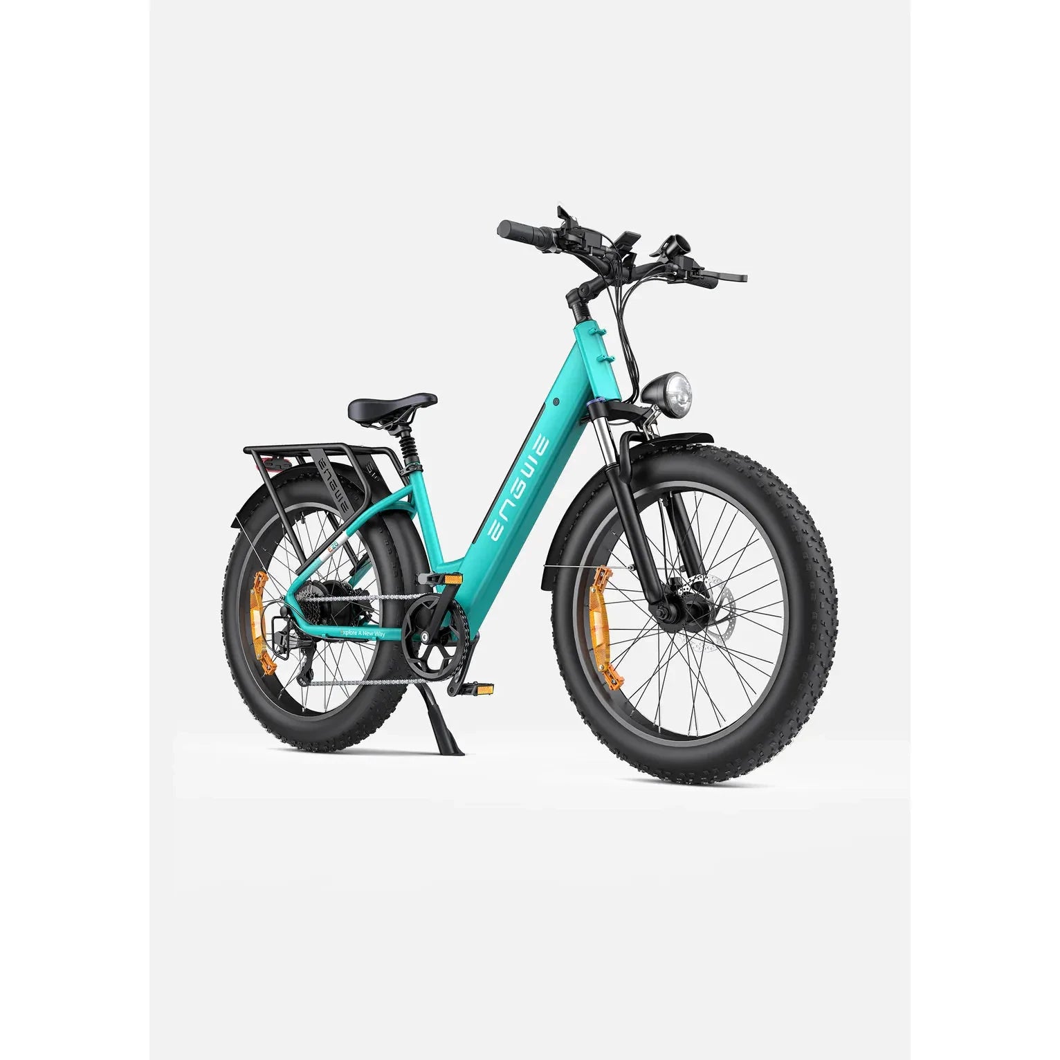 Powered Pedals | ENGWE E26 Fat Tyre Hybrid 250W Electric Bike Blue