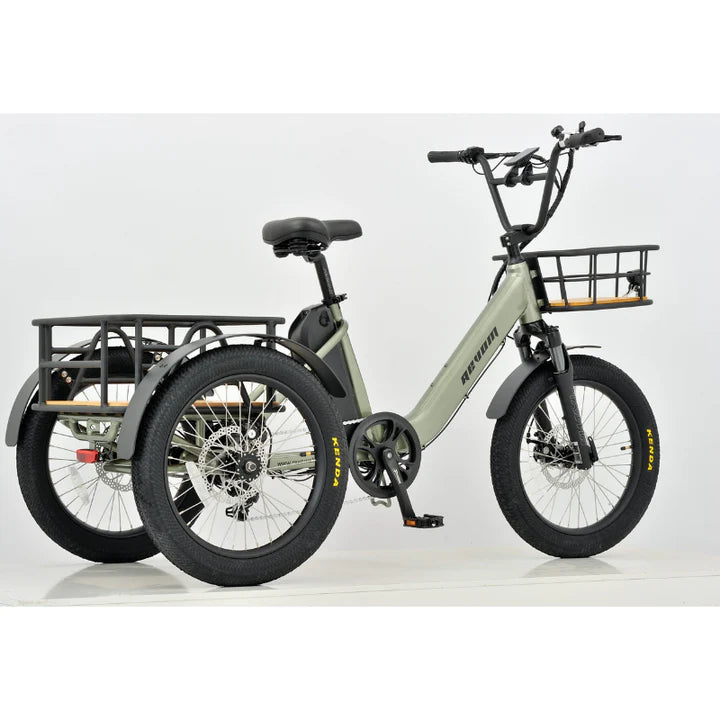 Revom T1 Fat Tyre Electric Mountain Trike Green