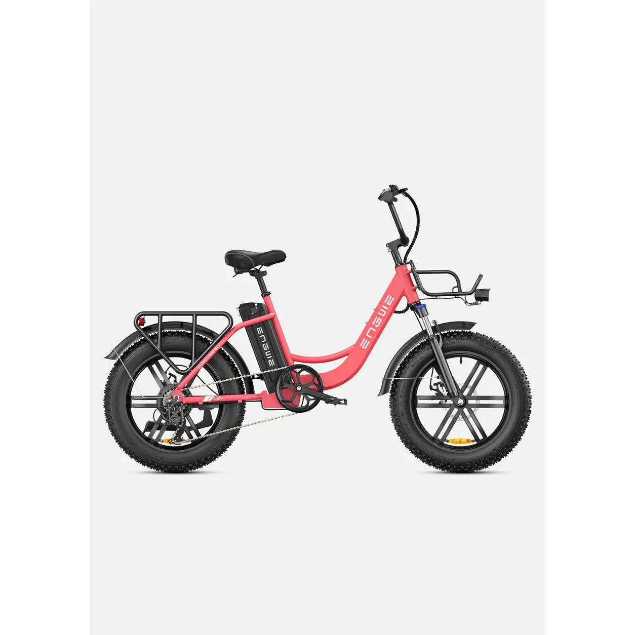 Powered Pedals | ENGWE L20 250W Step-Through Hybrid Electric Bike  Pink