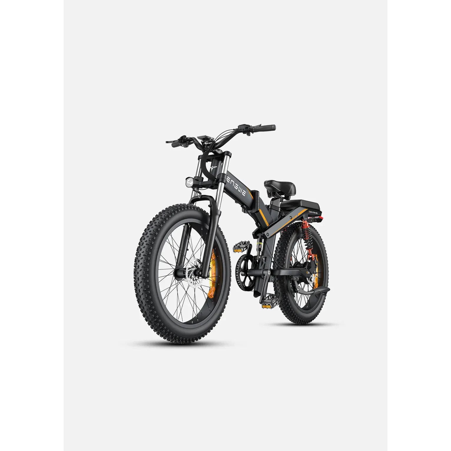 ENGWE X24 700W Folding Fat Tyre Electric Bike Black