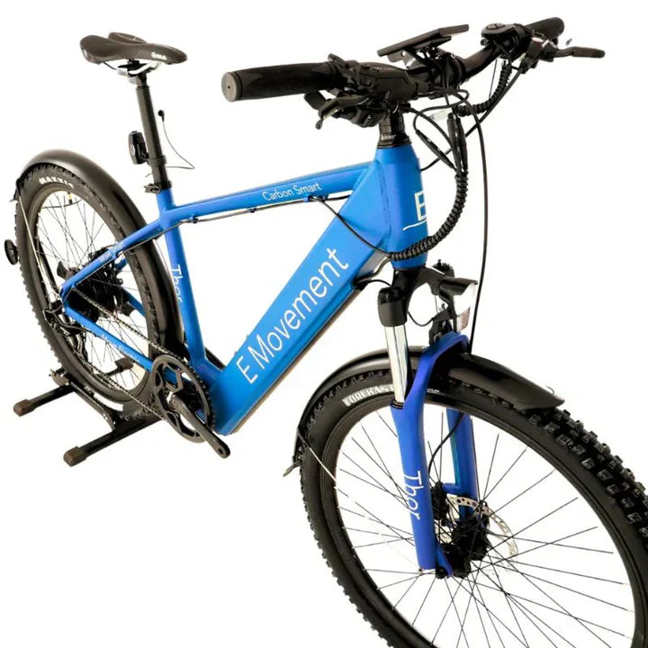 E-MOVEMENT THOR Hybrid Electric Mountain Bike 350W Blue