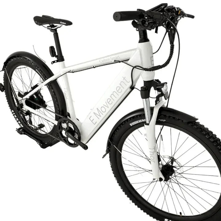 E-MOVEMENT THOR Hybrid Electric Mountain Bike 350W White