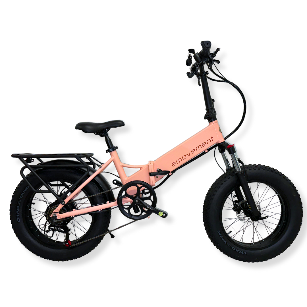 E-MOVEMENT Pixie Pastel Folding Electric Bike 500W