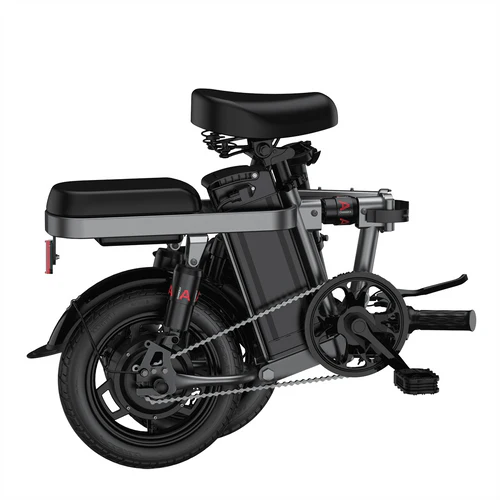 ENGWE T14 Folding 250W Electric Bike grey folded