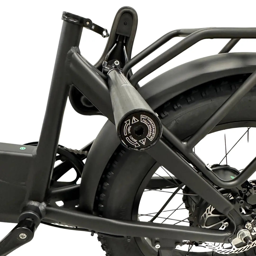 E-MOVEMENT Raven Long Range Fat Tyre Step Through Electric Bike 500W 