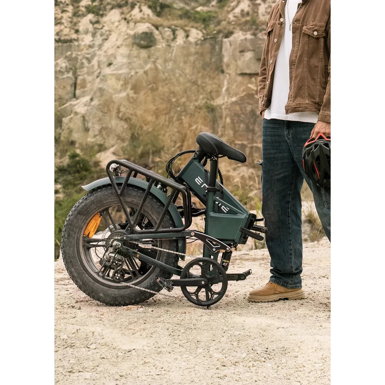 ENGWE 2.0 Folding Fat Tyre Electric Bike folded