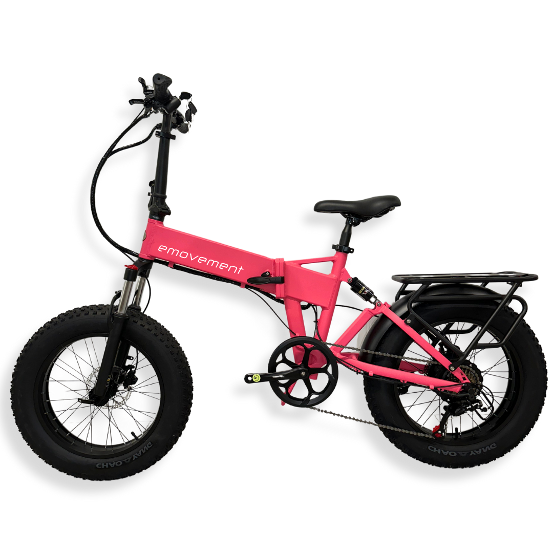 E-Movement Panther v4.2 Fat Tyre Folding Electric Bike 500W