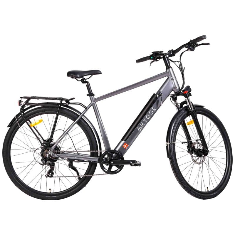 Hygge Aarhus Granite Crossbar Hybrid 250W Electric Bike