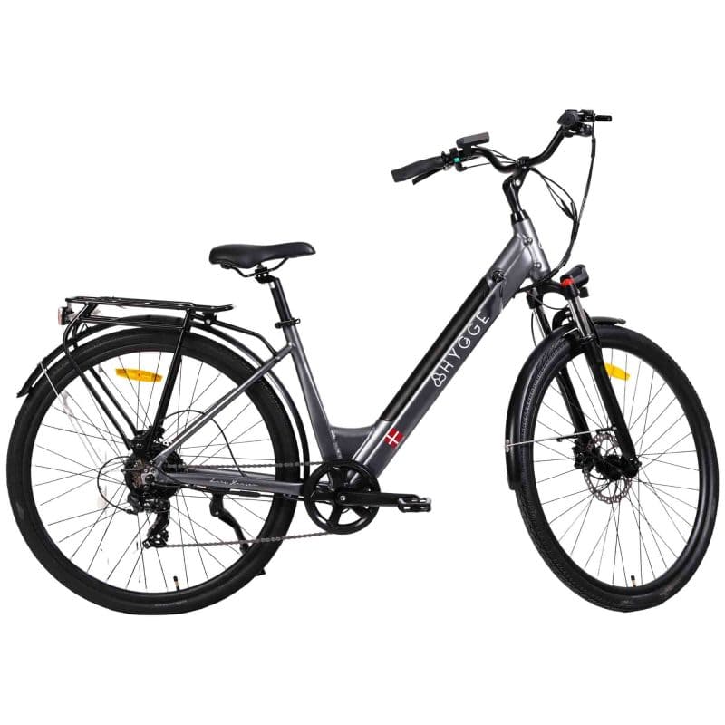 Hygge Aarhus Grey Step-Through Hybrid 250W Electric Bike