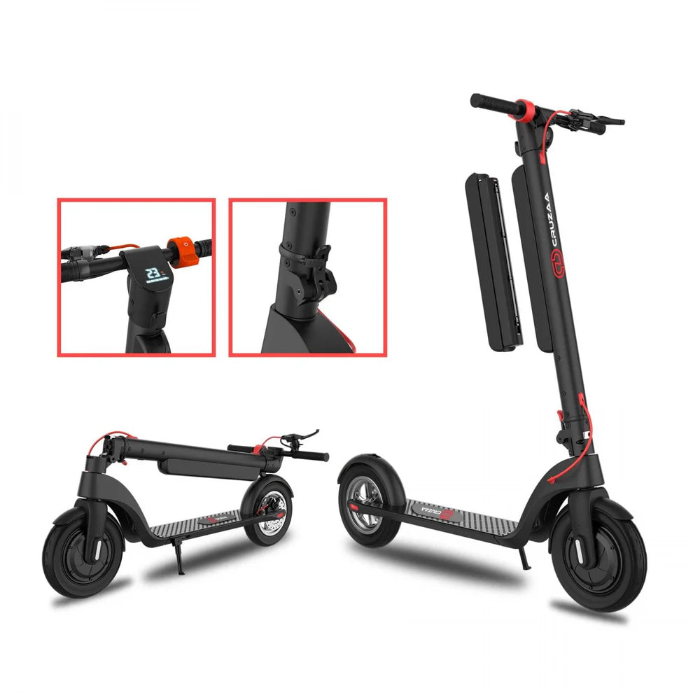 Cruzaa Commuta Black Electric Scooter