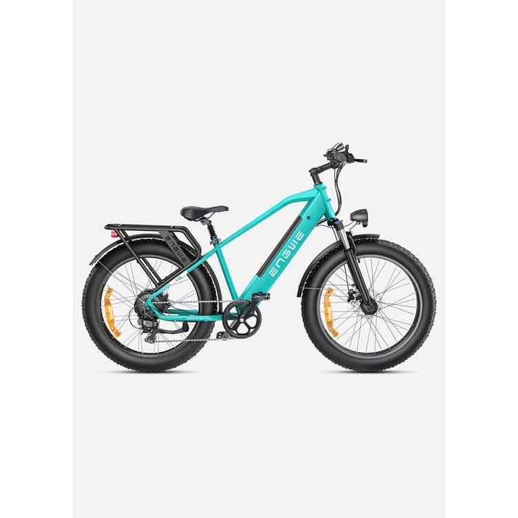 Powered Pedals | ENGWE E26 Fat Tyre Hybrid 250W Electric Bike Crossbar Blue