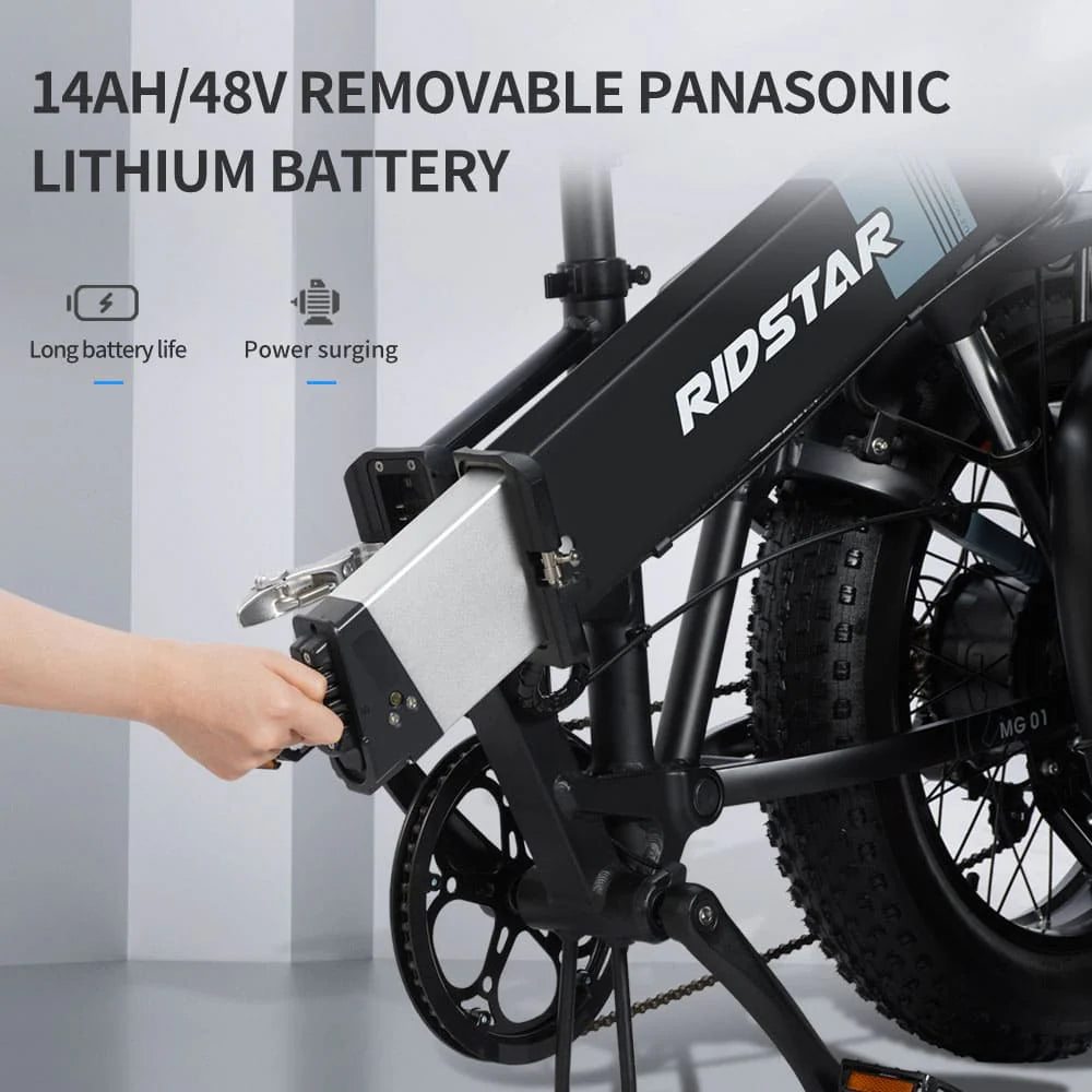 Ridstar H20 Folding 500W Electric Bike