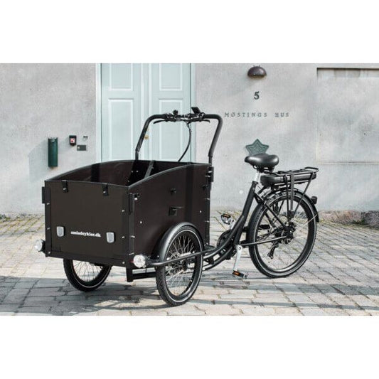 AMCARGOBIKES ULTIMATE CURVE TADPOLE CARGO ELECTRIC TRICYCLE