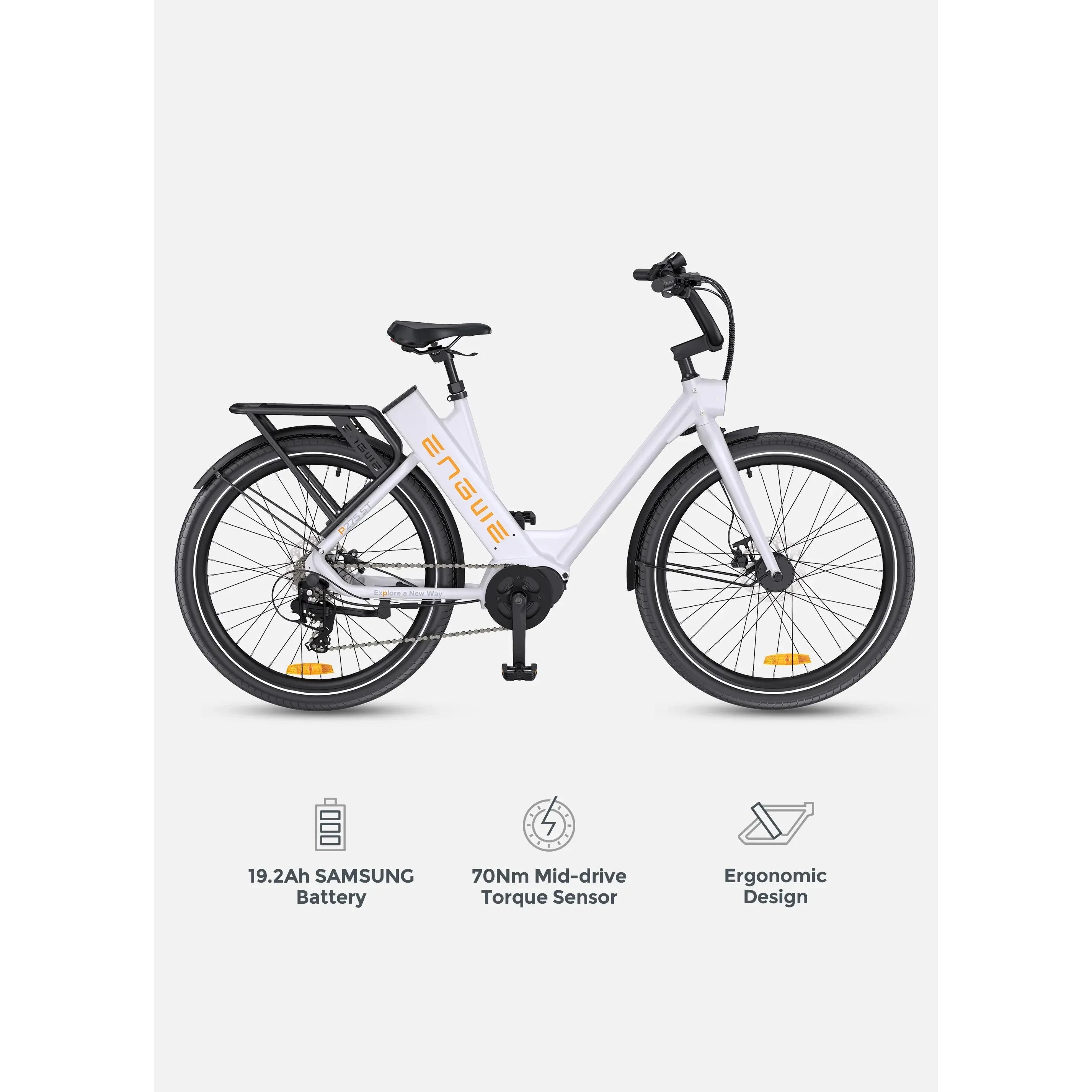 ENGWE P275 250W Step-Through Hybrid Electric Bike