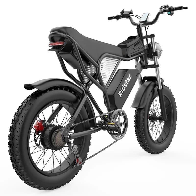 Ridstar Q20 Fat Tyre Electric Bike Back