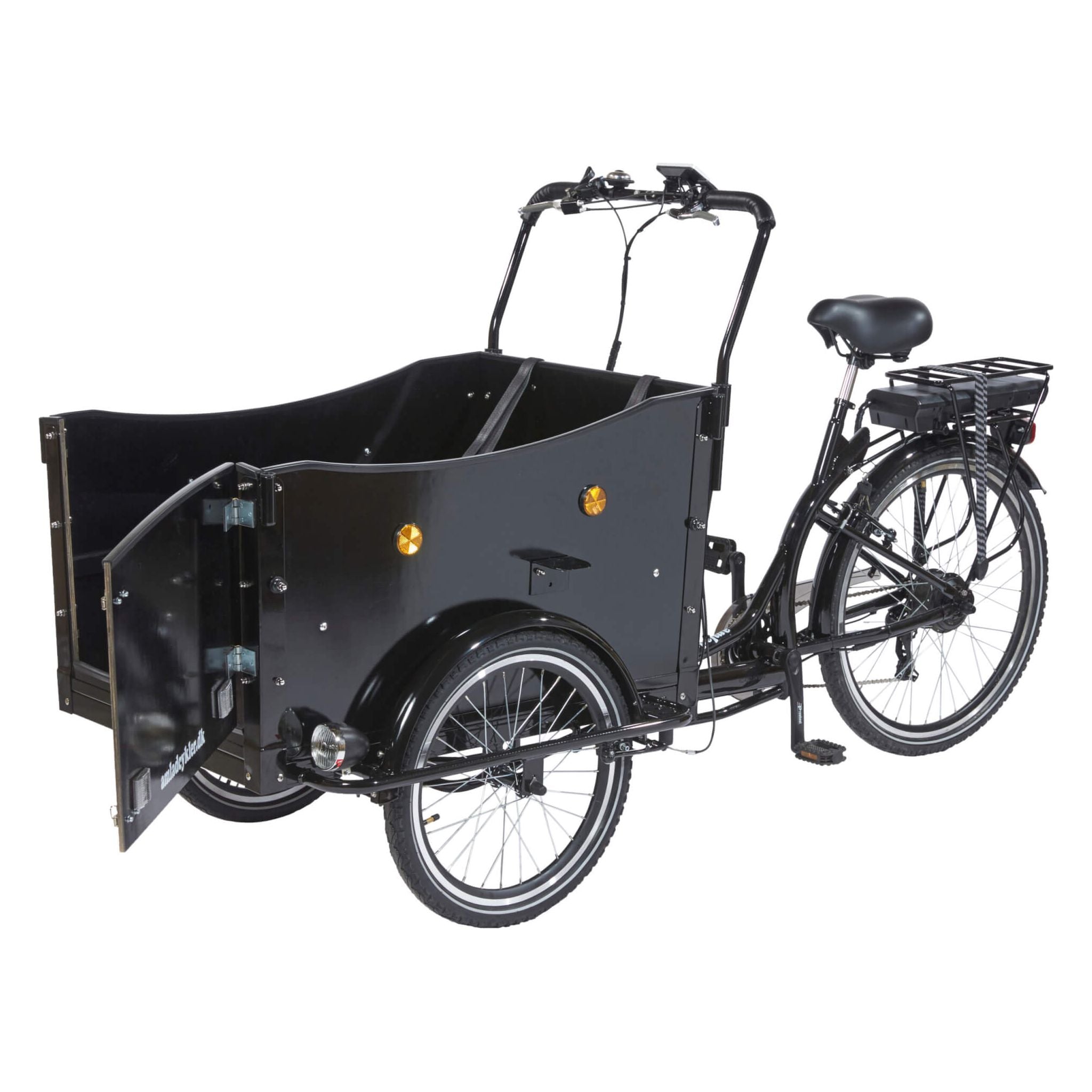 Powered Pedals | AMCARGOBIKES ELECTRIC CARGO BIKE- DOG FRIENDLY