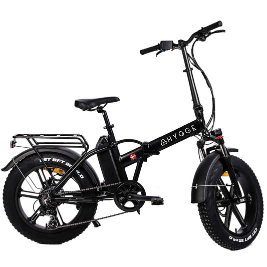 Hygge Vester Folding Electric Bike Black