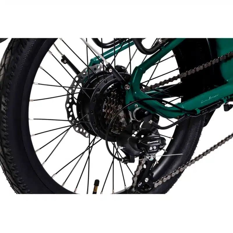 Hygge Virum Folding Racing Green 250W Electric Bike