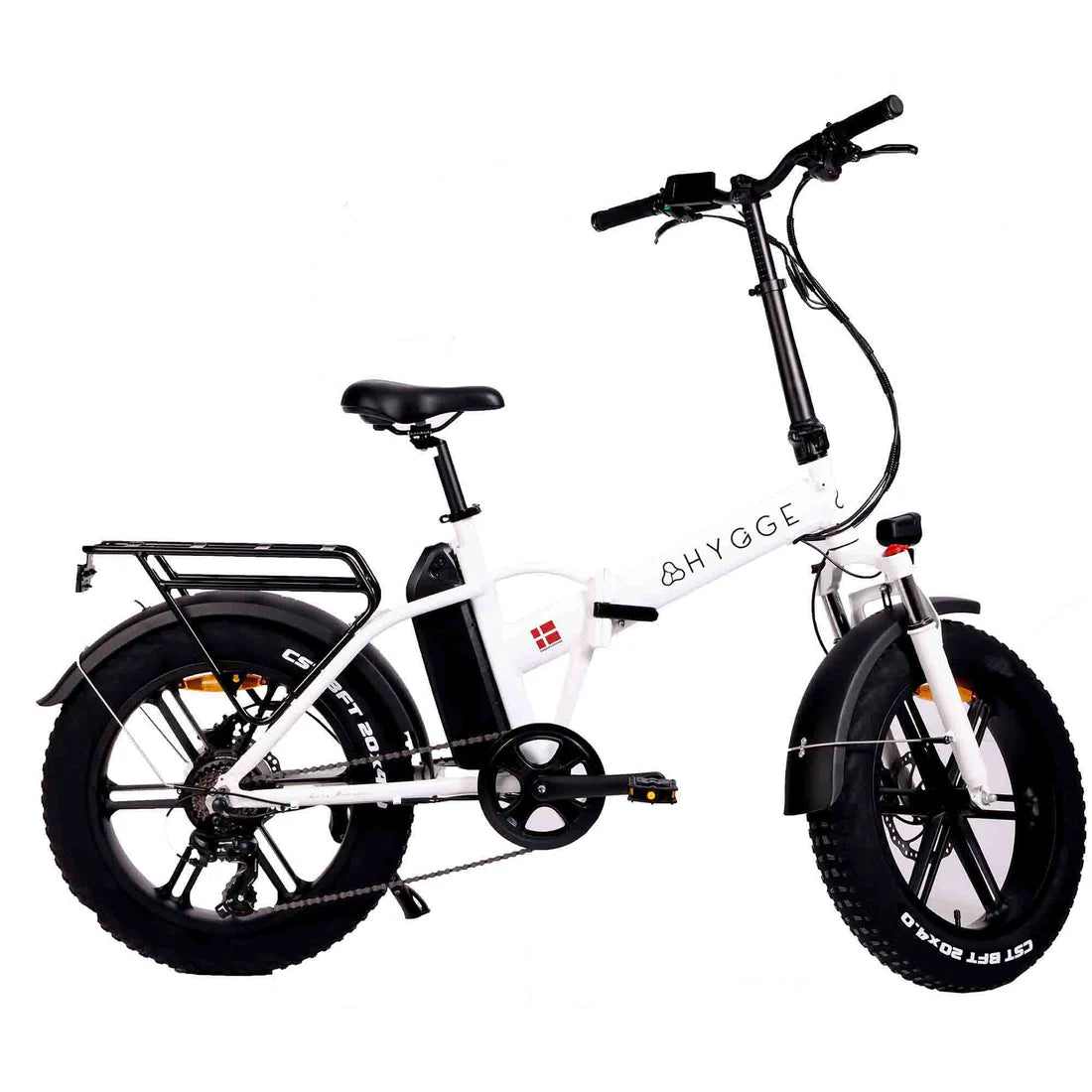 Hygge Vester Folding Electric Bike White