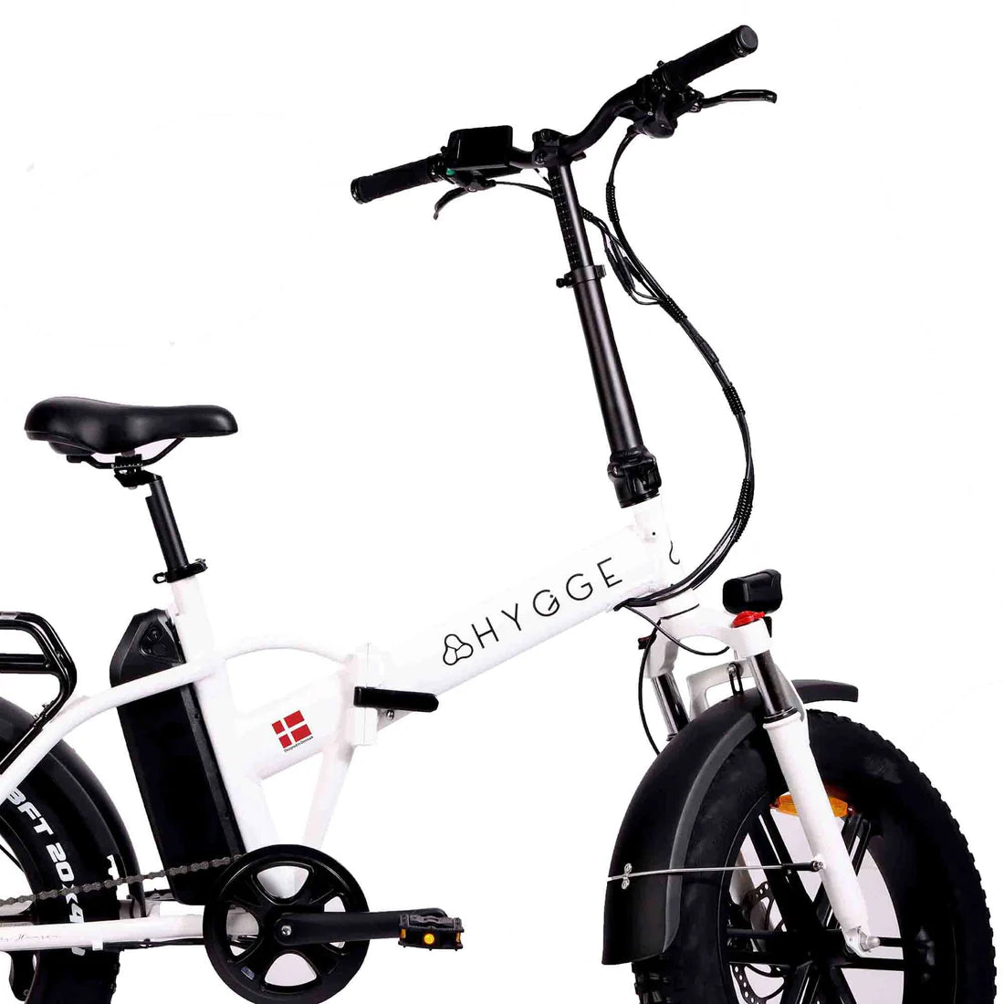 Hygge Vester Folding Electric Bike White