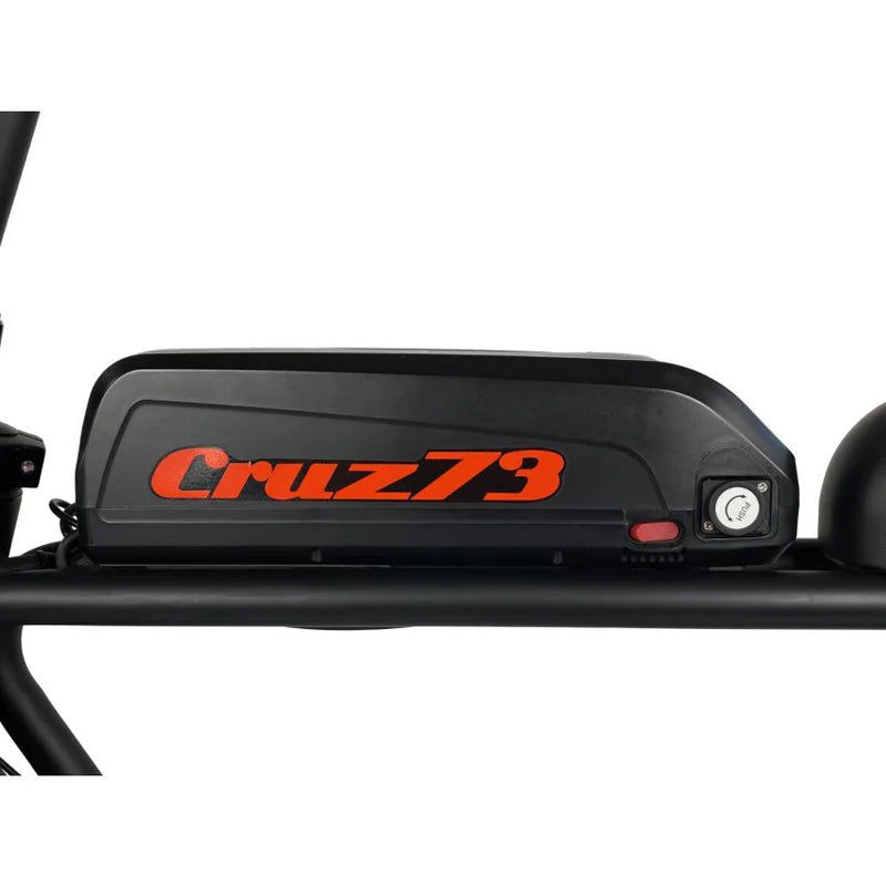 Powered Pedals | Cruz73 Pro Retro Fat Tyre 250W Electric Bike Battery