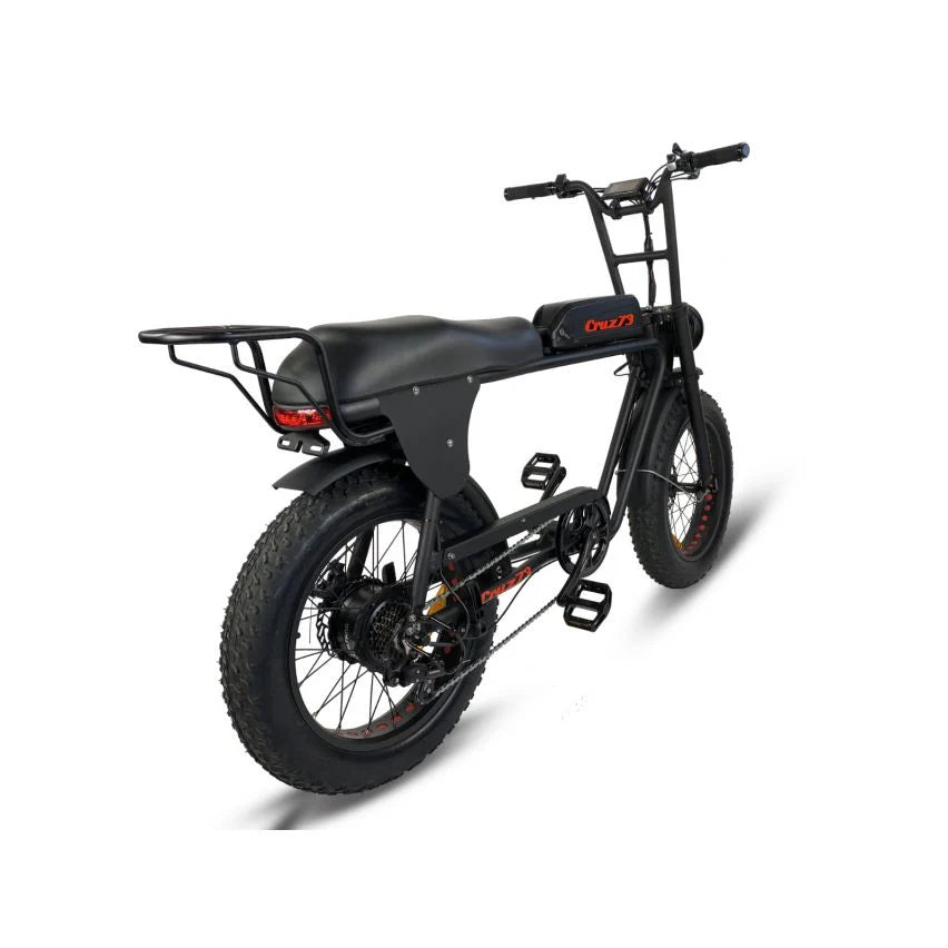 Powered Pedals | Cruz73 Retro Unlimited 750W Fat Tyre  Electric Bike read