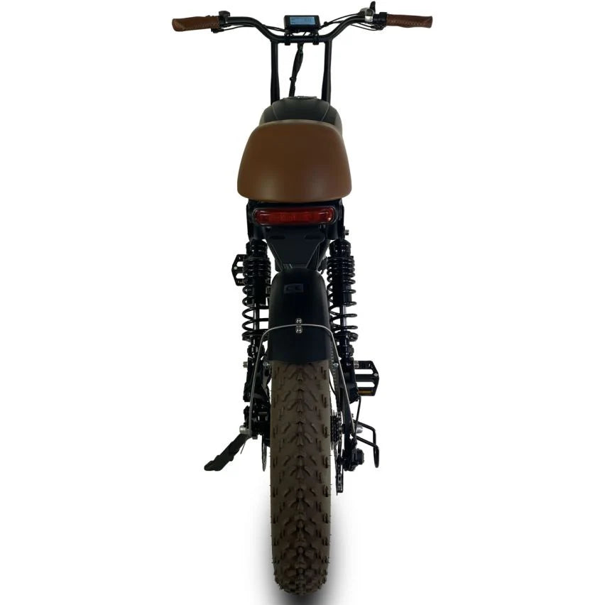 Powered Pedals | Cruz73 Mariner Retro Fat Tyre Electric Bike 250W Rear